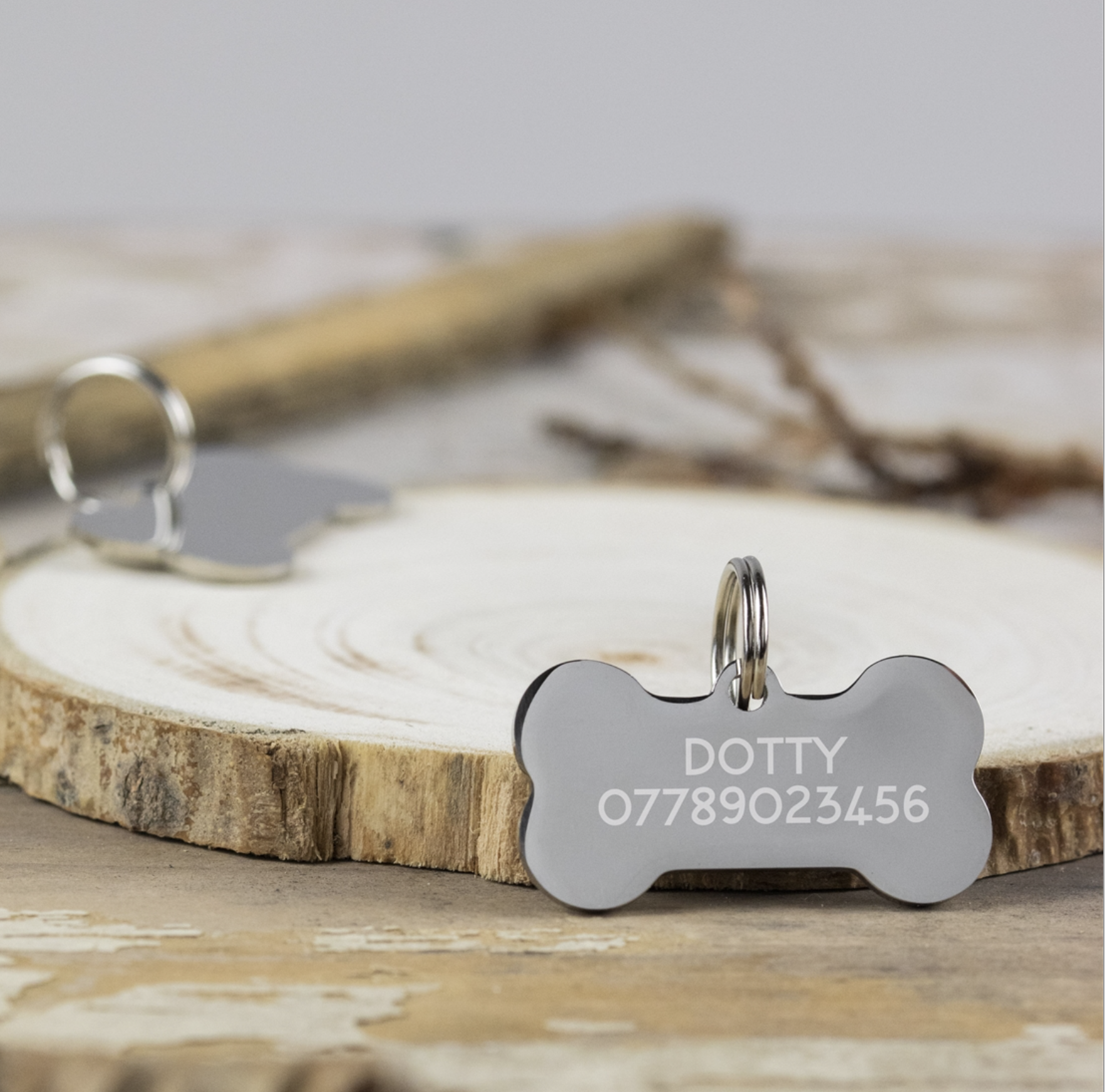 Bone Shaped Dog ID Tag - Image 3