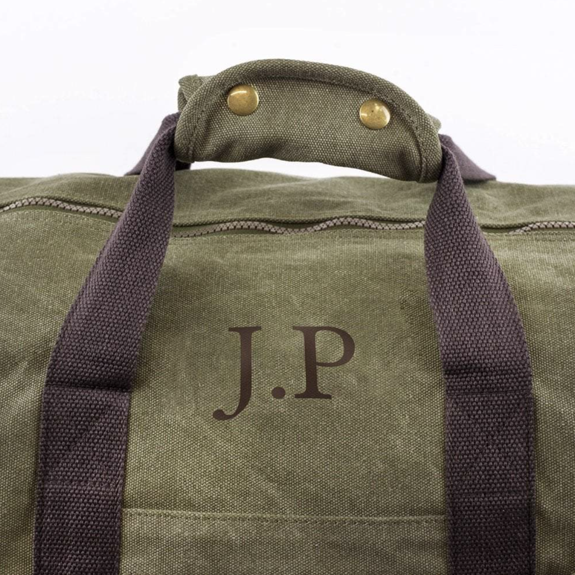 Personalised Large Canvas Travel Bag - Image 4