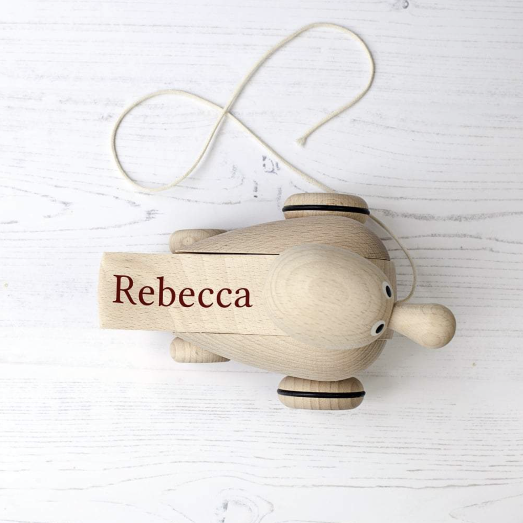 Personalised Wooden Pull-Along Quacking Duck - Image 4